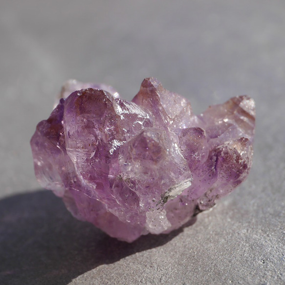 天然石 約16g約33mm アメジストエレスチャル(ヒマラヤ産)原石ミニクラスター紫水晶[amel-240314-01] 3枚目の画像