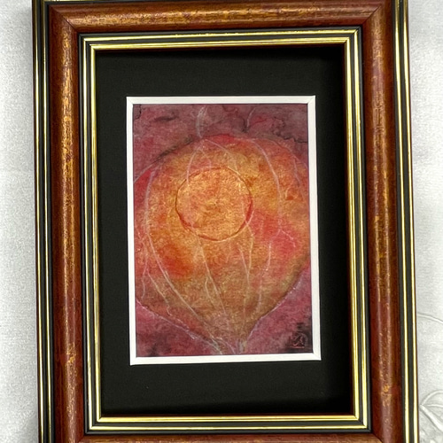 ホオズキ」原画 絵画 木製パネル - メルカリ