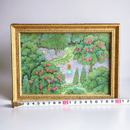絵画花畑 1 原画額縁無し2Lサイズ