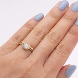 Magnolia Petal Diamond Ring 4枚目の画像
