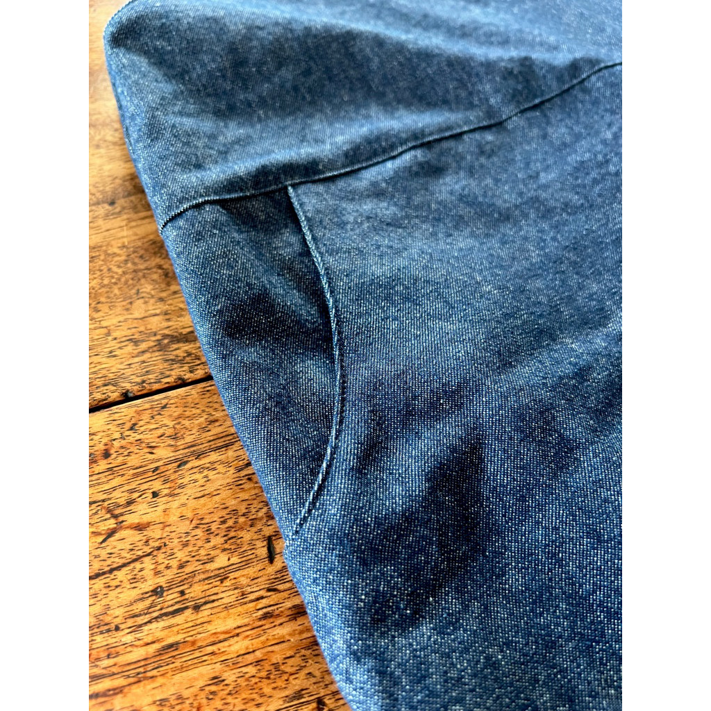 RATA❤️肩紐ボタンで長さ調整可能❤️岡山デニム❤️絶妙シルエット❤️ゆったりだぼっとサロペット❤️オールシーズン