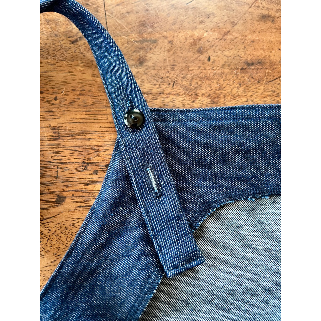 RATA❤️肩紐ボタンで長さ調整可能❤️岡山デニム❤️絶妙シルエット❤️ゆったりだぼっとサロペット❤️オールシーズン