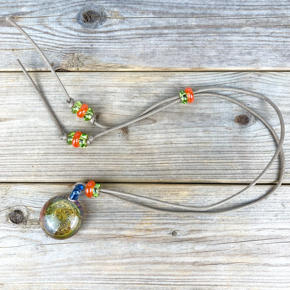 wig-wag Pendant ボロシリケイトガラス ペンダント WITF35