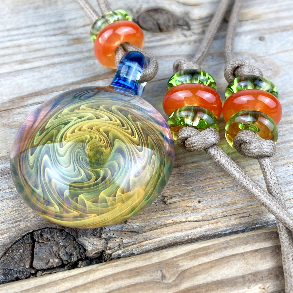 wig-wag Pendant ボロシリケイトガラス ペンダント WITF35