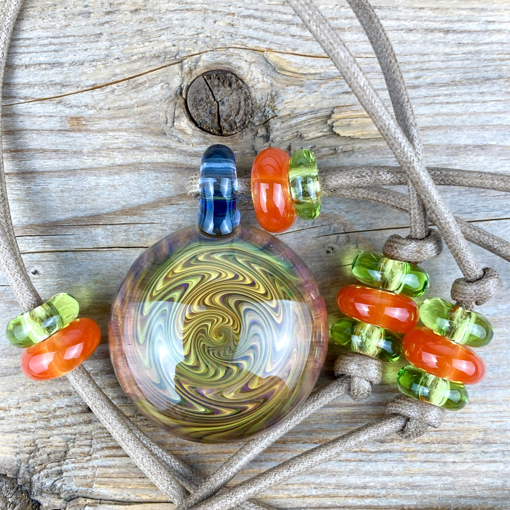 wig-wag Pendant ボロシリケイトガラス ペンダント WITF35