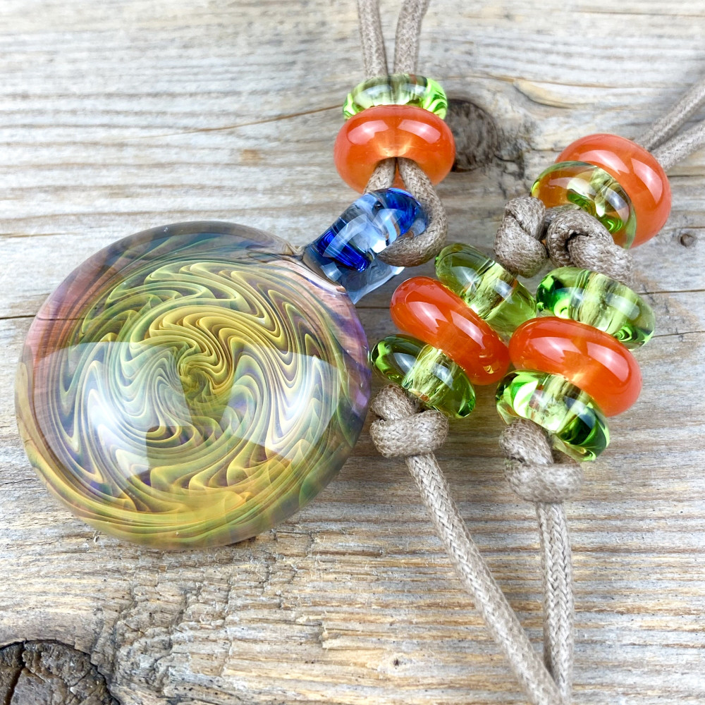 wig-wag Pendant ボロシリケイトガラス ペンダント WITF35