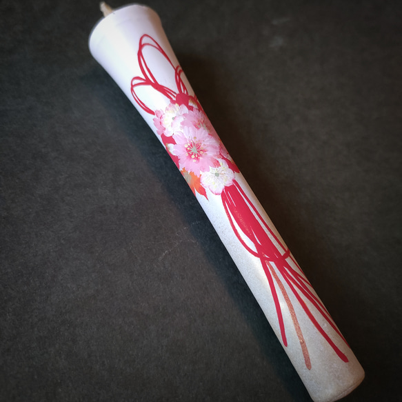 S様ご注文品】花薬玉『かわいい灯り』絵ろうそく 和蠟燭 伝統工芸品  