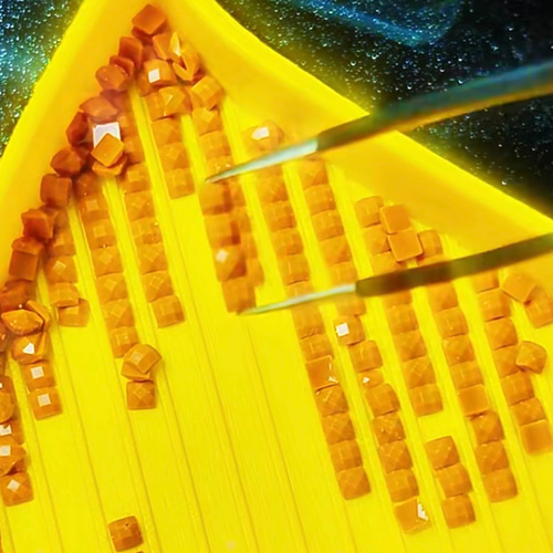 取り寄せ！新商品！ALL フェアリーダストビーズ ダイヤモンドアート A3