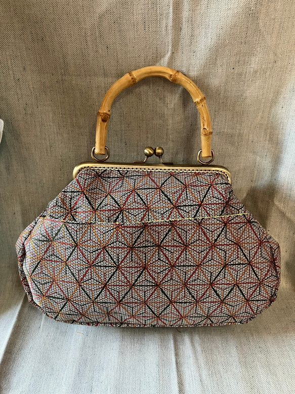 麻帯地リメイクハンドメイド