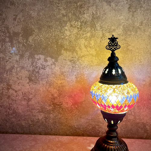 手作り吹きガラストルコランプMサイズ 楽天市場】☆新品☆トルコランプ 職人手作り ガラススタンド