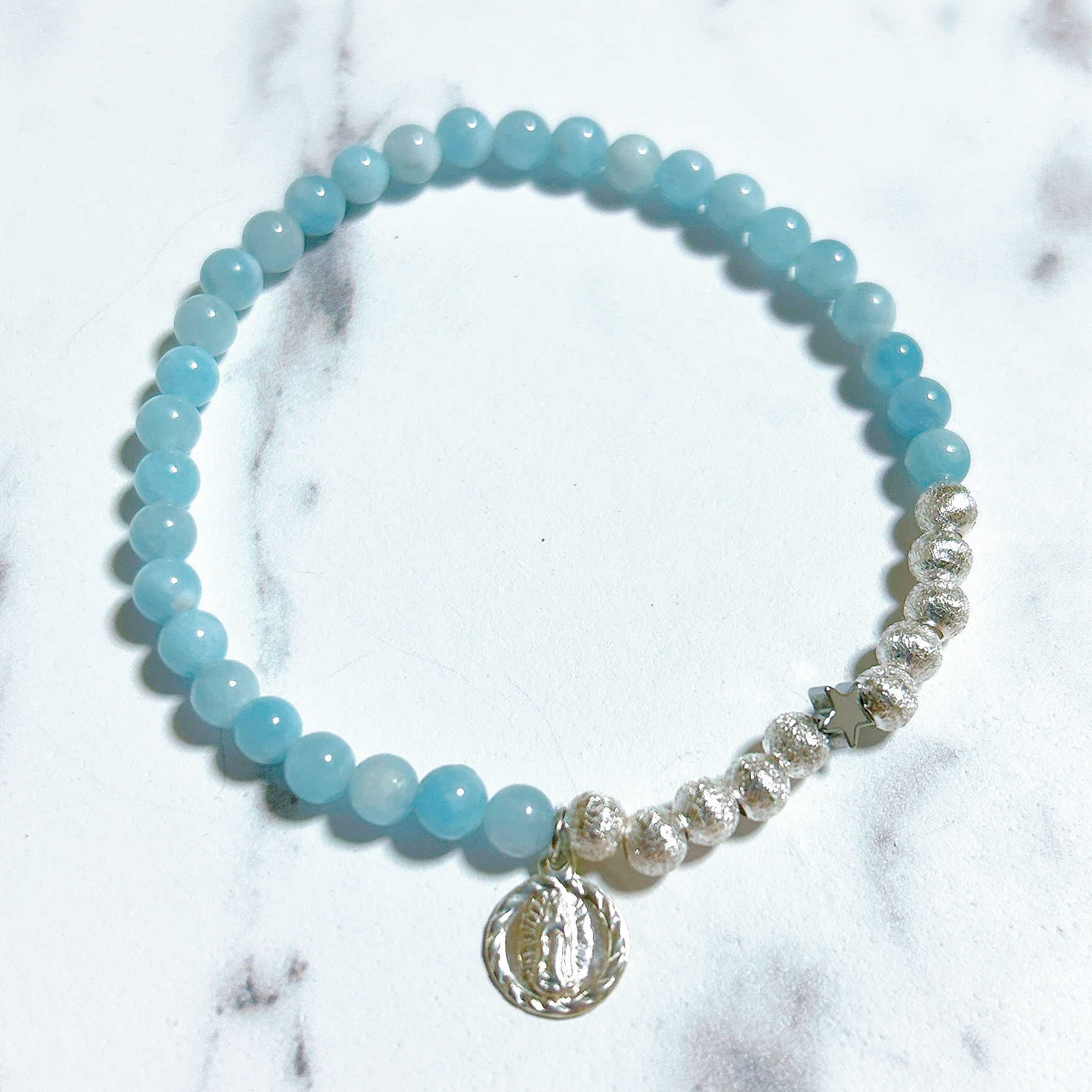アクアマリンブレスレット