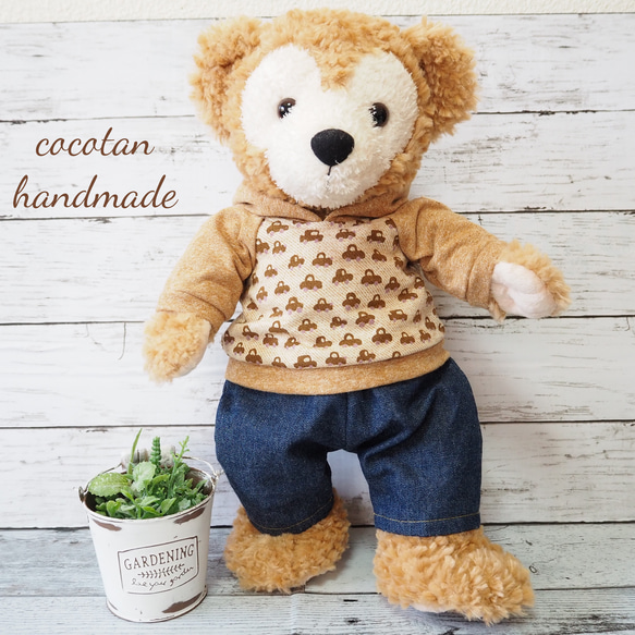 Sサイズダッフィーフレンズ用*プルパーカーオーダー ダッフィー