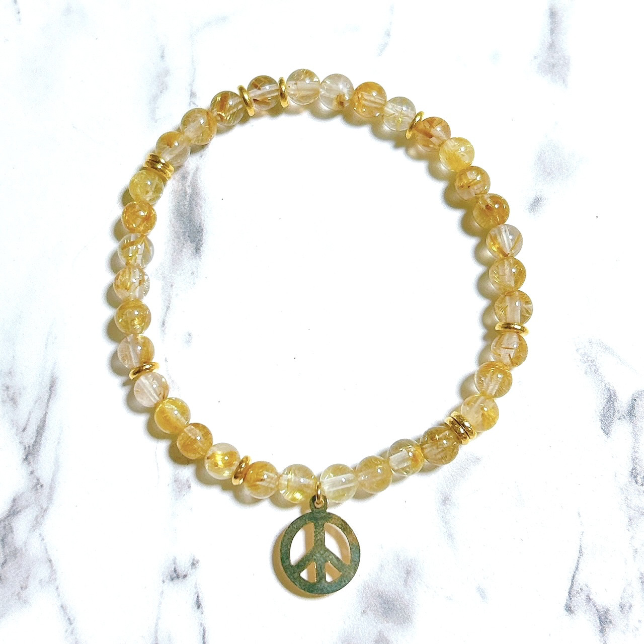 ルチルクォーツブレスレット