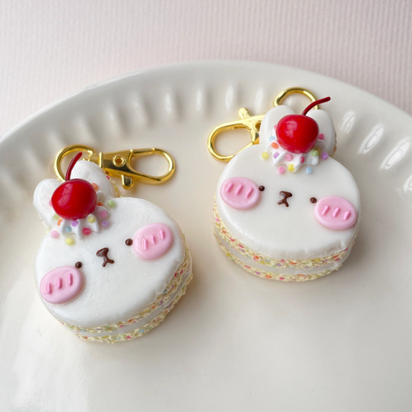 うさぎのパンケーキ キーホルダー フェイクスイーツ ほのめかし