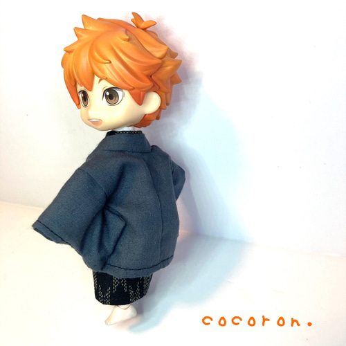 2way羽織付着物/浴衣セット】矢絣柄 ねんどろいどどーる オビツ