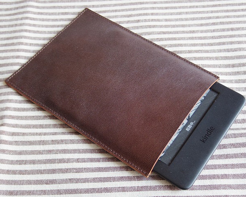 kindle【無印】用本革ケース【茶色】014 iPad・タブレットケース hou