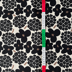 【日本/遠州】ギャザーフレアロング丈スカート_選べるスカート丈_綿麻_北欧風ブーケ柄 13枚目の画像