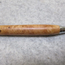 2本セット　林檎バール・アサダバール　椿油仕上げ　ワンピースタイプの木軸シャープペンシル　　　 10枚目の画像