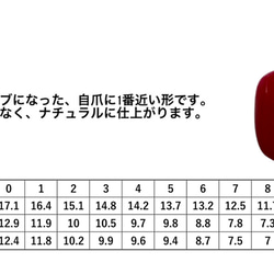 まーぶるネイルチップ ネイルチップオーダー ショートラウンド型 5枚目の画像