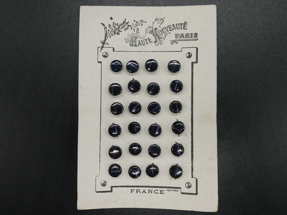 フランスアンティークマザーオブパールminiボタンシート（B） 6枚目の画像