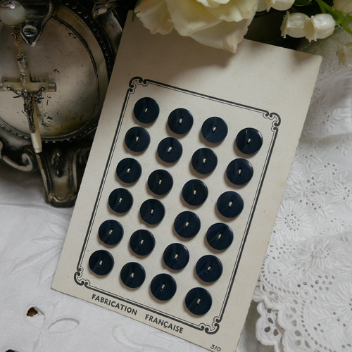 フランスアンティークCORROZOボタンシート ボタン cherir 通販