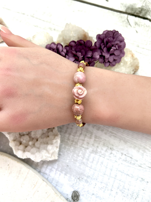 ♡ロードナイトシリカロードナイトローズクォーツピンク