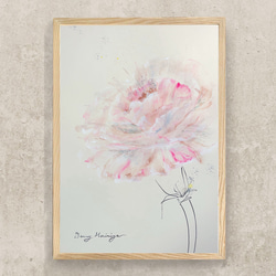 アクリルフラワーアート 壁掛け 1点のみ【Star flower's garden】絵画原画 アクリルアート