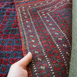 アフガニスタン　マシュワニキリム 130×82cm 手織り絨毯 ペルシャ絨毯 3枚目の画像