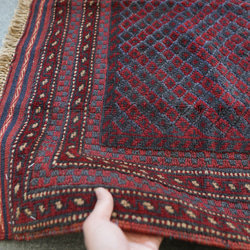 アフガニスタン　マシュワニキリム 130×82cm 手織り絨毯 ペルシャ絨毯 5枚目の画像