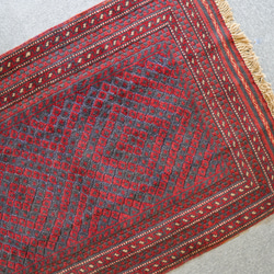 アフガニスタン　マシュワニキリム 130×82cm 手織り絨毯 ペルシャ絨毯 7枚目の画像