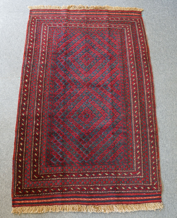 アフガニスタン　マシュワニキリム 130×82cm 手織り絨毯 ペルシャ絨毯 4枚目の画像