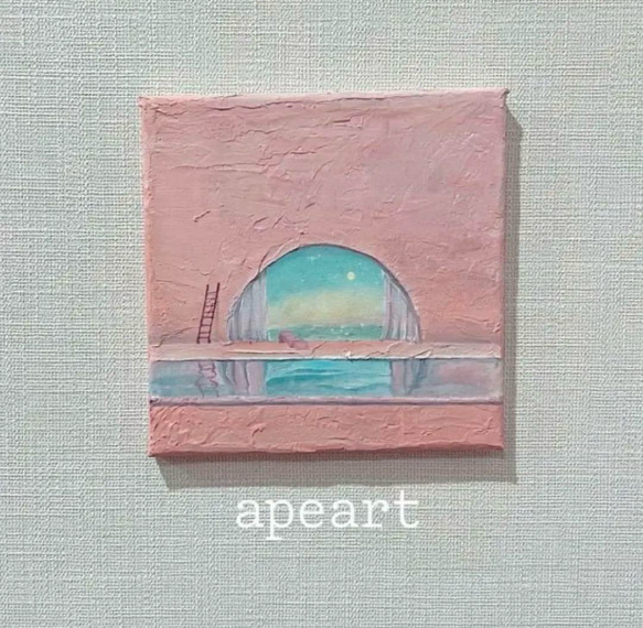 絵 絵画 風景画 アクリル画 水彩画 海 ふらっとの絵 絵 絵画 風景画