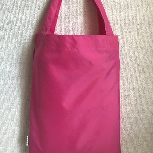 ナイロントート トートバッグ 撥水加工 A4対応 ピンク コバルトブルー