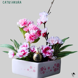 猫（ねこ） フラワー・リース のおすすめ人気通販｜Creema(クリーマ