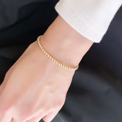 14kgf  ball bangle 　バングル　ブレスレット 3枚目の画像