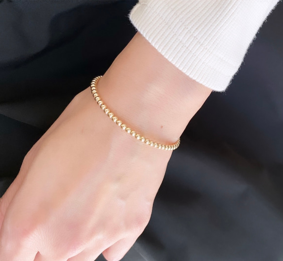 14kgf  ball bangle 　バングル　ブレスレット 3枚目の画像