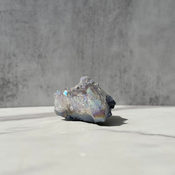 オーラ加工 紫水晶【ブラジル産 アメジスト クラスター】鉱物 天然石 2枚目の画像
