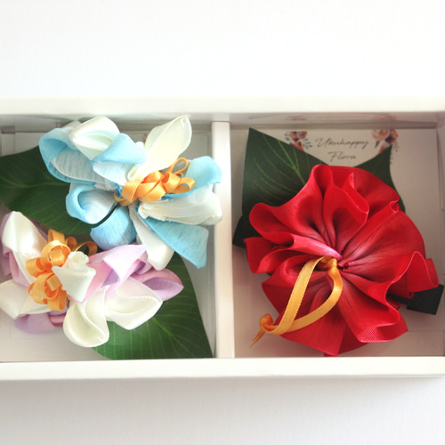 ハワイアン ヘアアクセサリー ギフトボックス／ハワイアンギフト