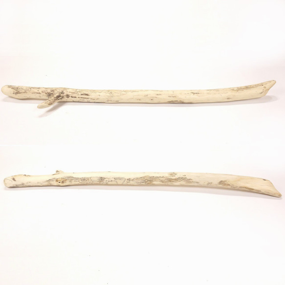 【温泉流木】色白に細やか模様のある枝付き流木棒 流木素材 インテリア素材 オブジェ レイアウト 4枚目の画像