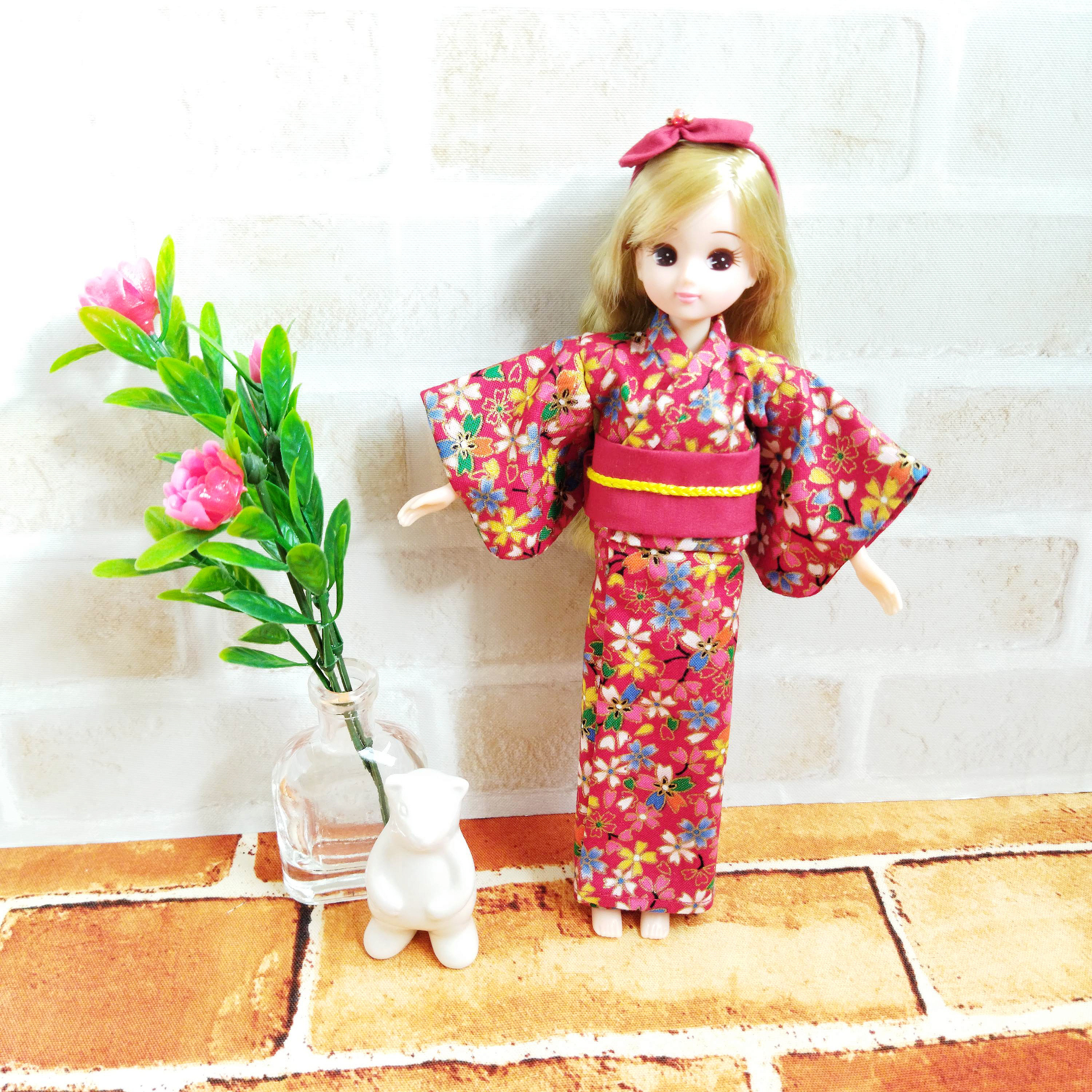 リカちゃんお着物花嫁衣装60 （リカちゃんのおしゃれ着物