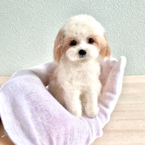 いつでもいっしょ♪ ふわふわ羊毛フェルトのシーズー 母の日