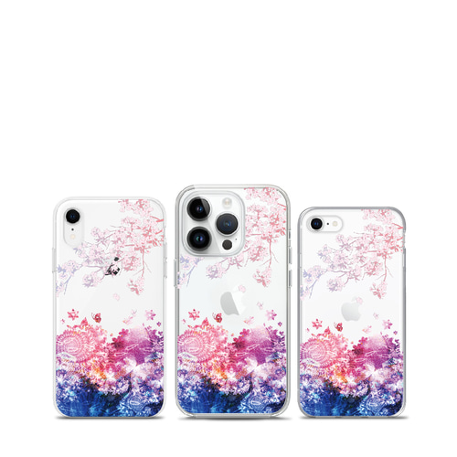 彩・胡蝶 - 和風 iPhone クリアケース/ハード or ソフト【Re:design