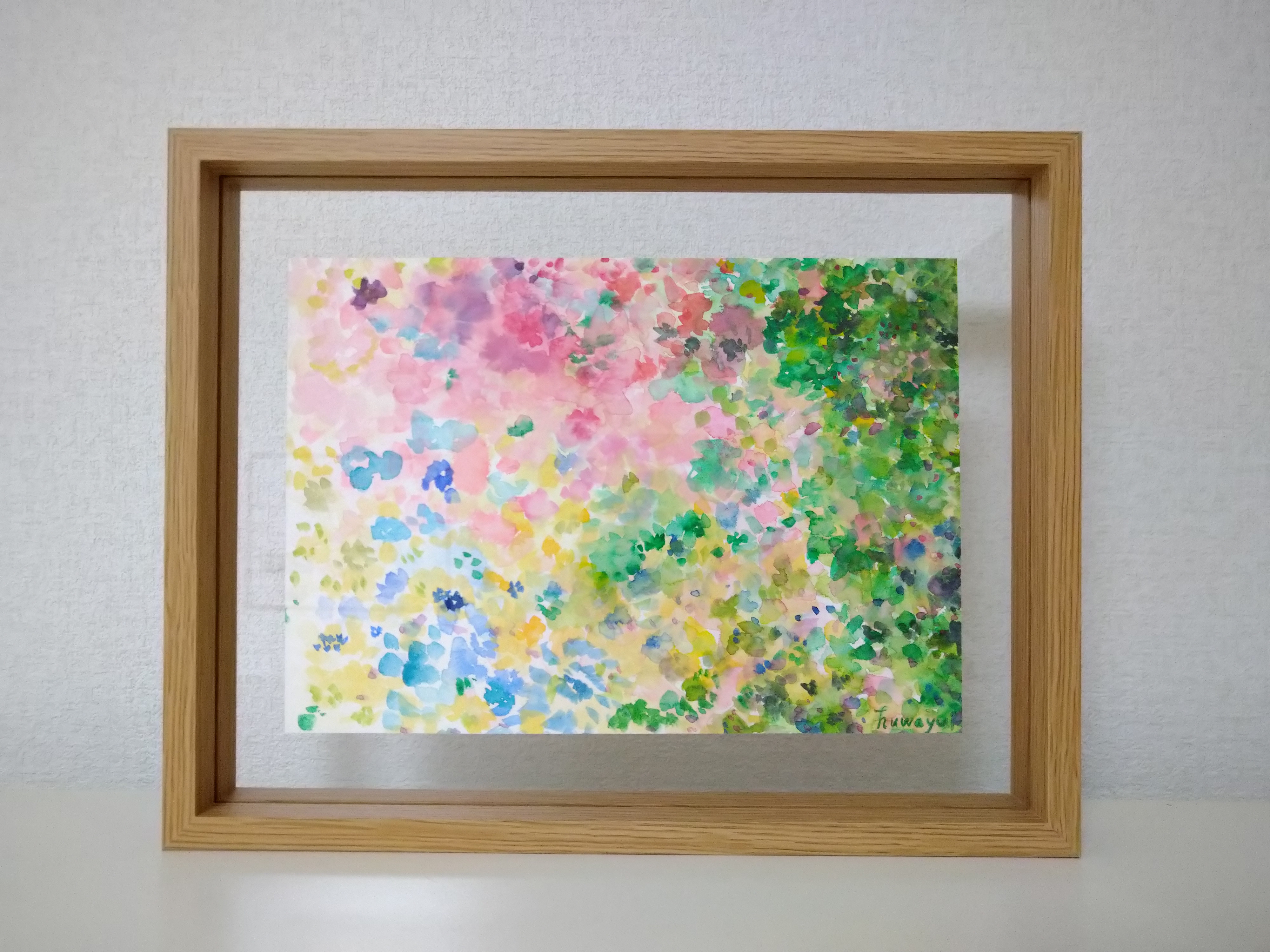 aroma　sparkling  Rose  絵画原画