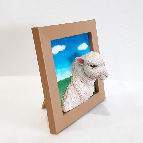 kt飛び出しアニマルシリーズ ベビードールサウスダウン羊 立体