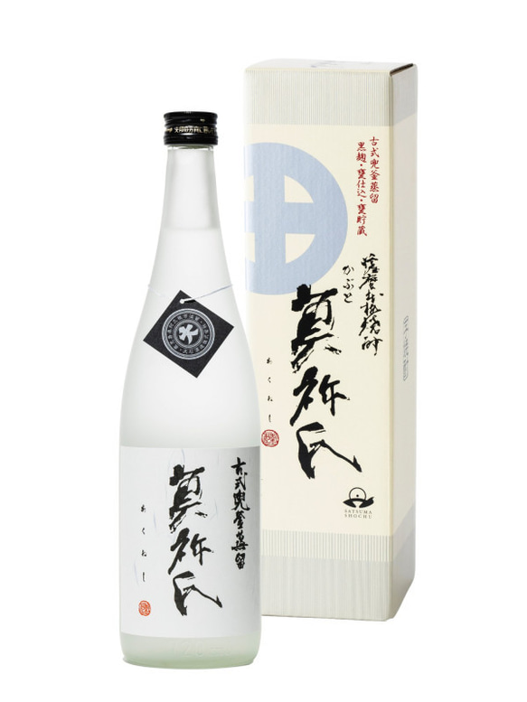 【芋焼酎】かぶと莫祢氏720ml 1枚目の画像