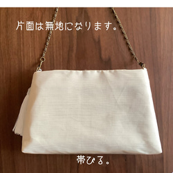 ＊Handbag ✳︎ハンドバッグ✳︎桜✳︎オリエンタル✳︎アンティーク✳︎袋帯リメイク✳︎ 7枚目の画像