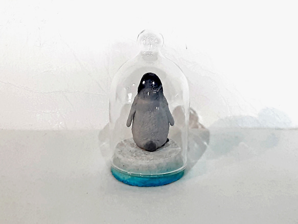 ガラスドームシリーズ　コウテイペンギン 4枚目の画像
