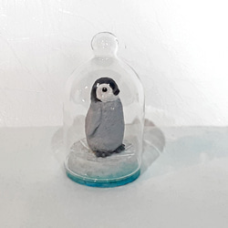 ガラスドームシリーズ　コウテイペンギン 3枚目の画像