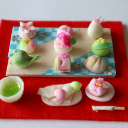 春・桜和菓子・お茶セット 2枚目の画像