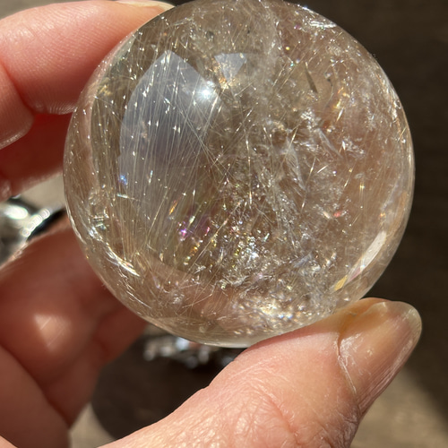 ◆飛天◆幸せなお金持ち◆エンジェルヘアー・ミルキールチルクオーツ◆ エンジェルヘアールチルクォーツ磨きポイントA - セルフ